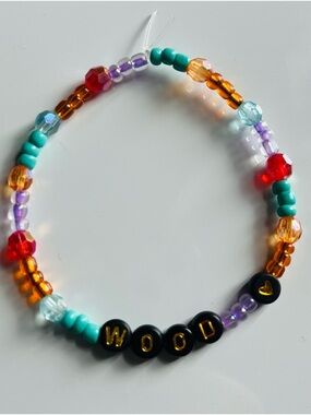 Taylor Swift Friendship Bracelet Showgirl Wood